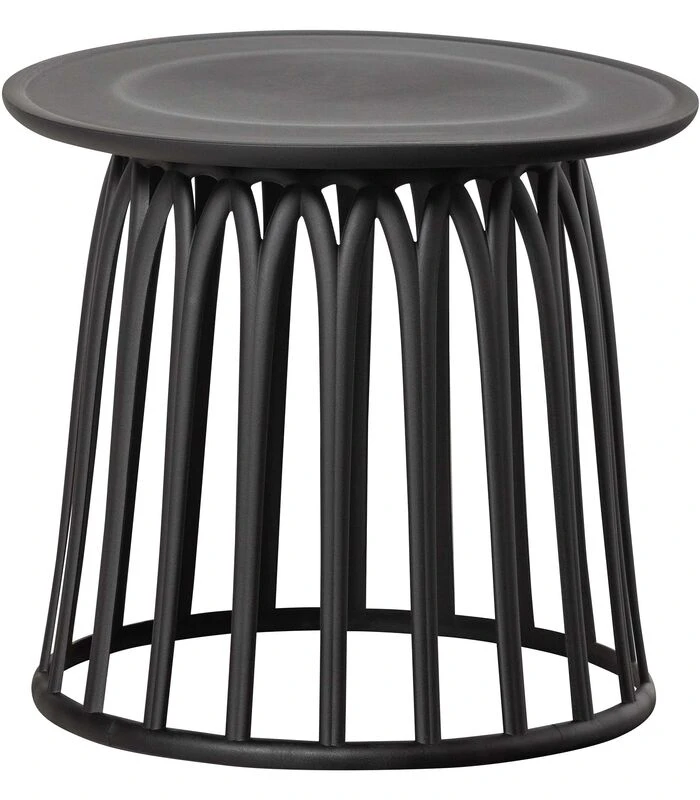 WOOOD Boy Bijzettafel - Kunststof - Zwart - 45x50x50 2 WOOOD Boy Bijzettafel - Kunststof - Zwart - 45x50x50 - Afbeelding 2