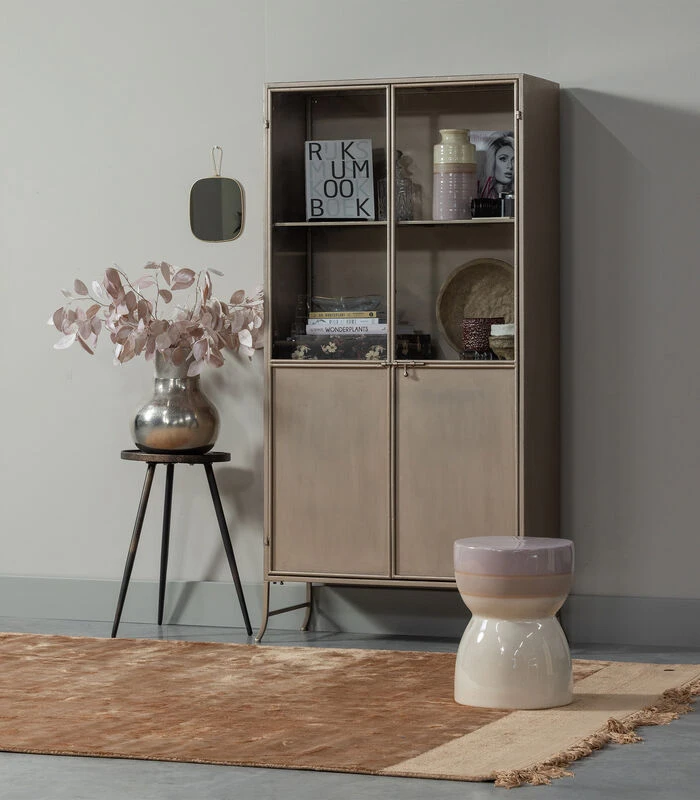 BePureHome Glazed Bijzettafel - Keramiek - Ashes - 43x33x33 2 BePureHome Glazed Bijzettafel - Keramiek - Ashes - 43x33x33 - Afbeelding 2