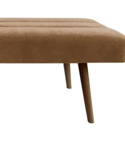 Leitmotiv Bank Explicit - Suede Look Chocolade Bruin - 121x41x43cm -Meubels Voor Thuis d33b1ad25c9f46109255308b3eb06c07