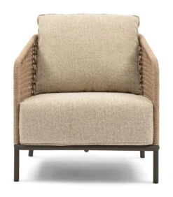 Riviera Maison Tuinstoel Buiten - Sanur Outdoor Lounge Chair - Beige