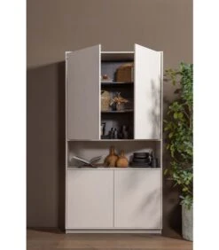 WOOOD Exclusive Finca Opbergkast - Grenenhout - Mist - 210x110x40 -Meubels Voor Thuis d55204ffb3894077b53c134f8fabd0ec