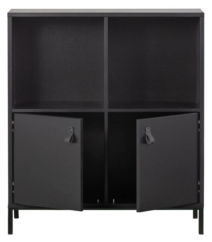 VTwonen Lower Case Incl. Onderstel - Grenen - Zwart - 93x81x35 3 VTwonen Lower Case Incl. Onderstel - Grenen - Zwart - 93x81x35 - Afbeelding 3