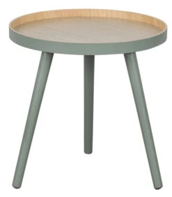 WOOOD Sasha Bijzettafel - MDF - Groen - 41x41x40.5