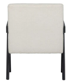 WOOOD Fauteuil Lowie - Polyester - Naturel/Zwart - 79x60x79 -Meubels Voor Thuis da4a268b4c27486e8e192f90c6f6cc99