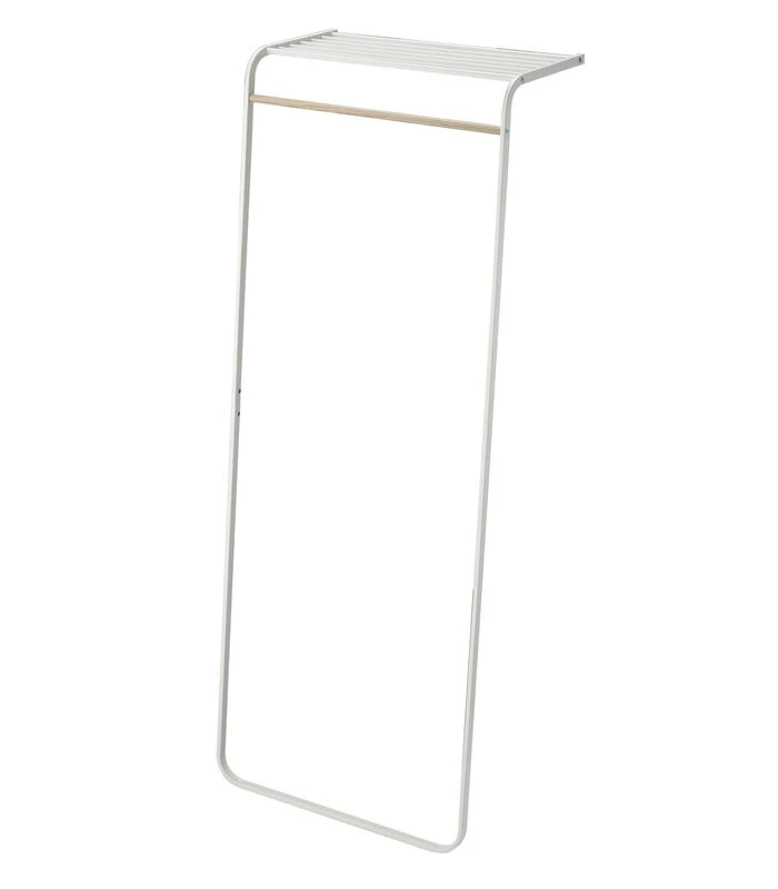 Yamazaki Shelf Coat Hanger - White 1 Yamazaki Shelf Coat Hanger - White