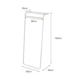 Yamazaki Shelf Coat Hanger - White 5 Yamazaki Shelf Coat Hanger - White -Meubels Voor Thuis db3e0e797d4d46be9edd82f5cbffc18f