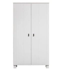 WOOOD Ties Kast - Grenen - Wit - 202x111x55