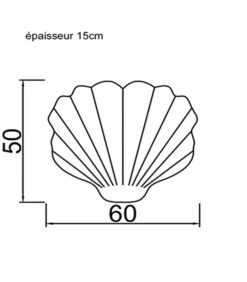 Buitenkussen Schelpvorm Raffia-effect -Meubels Voor Thuis ddcc2456e6674a5e972f93d167e96e33