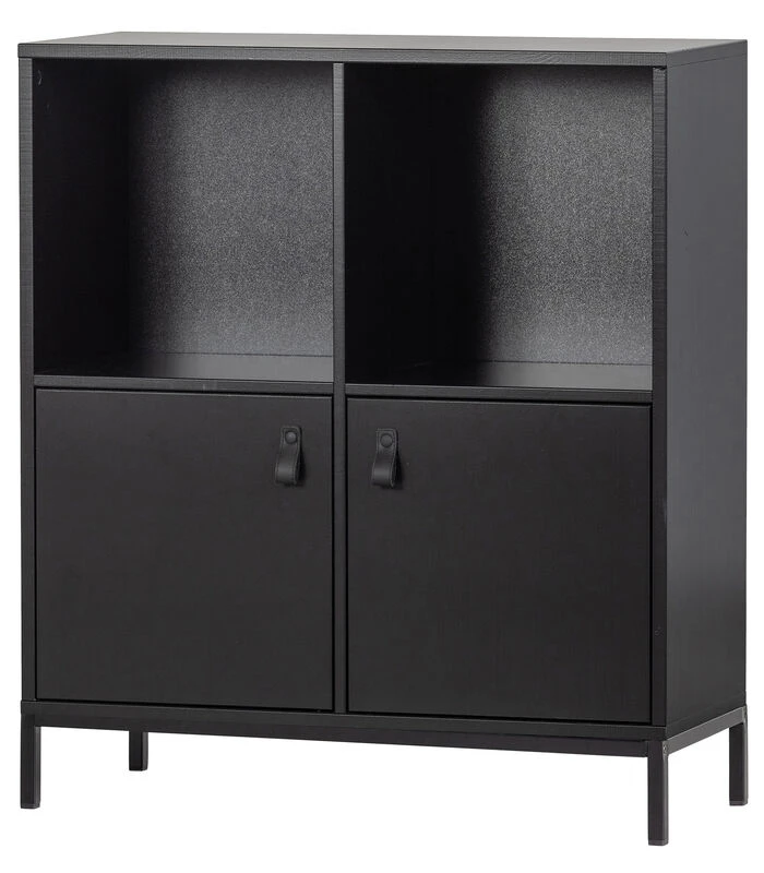 VTwonen Lower Case Incl. Onderstel - Grenen - Zwart - 93x81x35 1 VTwonen Lower Case Incl. Onderstel - Grenen - Zwart - 93x81x35