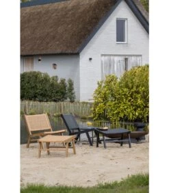 WOOOD Puk Fauteuil - Aluminium - Naturel - Set Van 2 -Meubels Voor Thuis e242095334e741249a10845814690b77