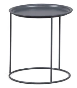 WOOOD Ivar Bijzettafel M - Metaal - Asphalt - 43x40x40 -Meubels Voor Thuis e310a67c66c54dc7ba09c4f2fb2bd212