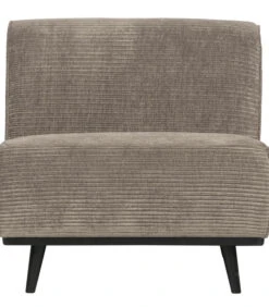 BePureHome Statement 1-Zits Element - Ribstof - Clay - 77x79x93