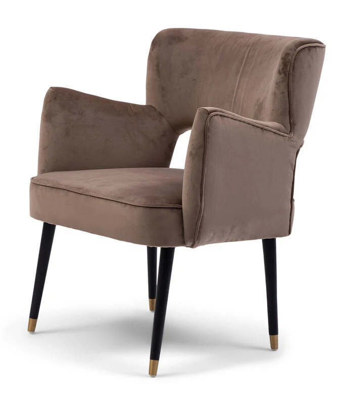 Eetstoel Laurel DAC Vel III GlMink - Polyester, Rubberhout - (LxBxH) 67.0x69.0x81.0 Cm 2 Eetstoel Laurel DAC Vel III GlMink - Polyester, Rubberhout - (LxBxH) 67.0x69.0x81.0 Cm - Afbeelding 2