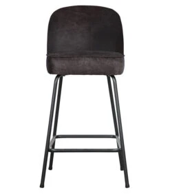 Meubels Voor Thuis 35 BePureHome Vogue Barstoel 65 Cm - Recycle Leer - Zwart - 89x50x55
