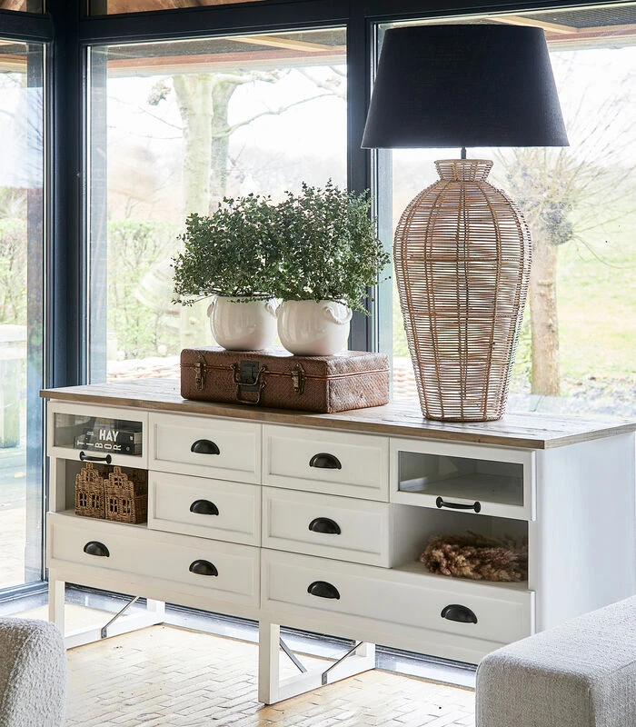 Dressoir Kasten - Bridgeville Dresser XL - Wit 2 Dressoir Kasten - Bridgeville Dresser XL - Wit - Afbeelding 2