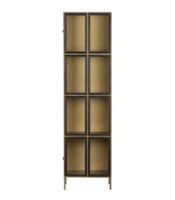 Exclusive Holy Vitrinekast - Metaal - Antique Brass - 187x50x38 -Meubels Voor Thuis f23bb9c67062451d82d067d239286dd7