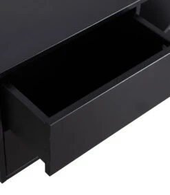 Exclusive Finca Tv Meubel Rond Rechts - Zwart - 40x78x40 -Meubels Voor Thuis f26df25721c24e329a037ea7e0c721f0