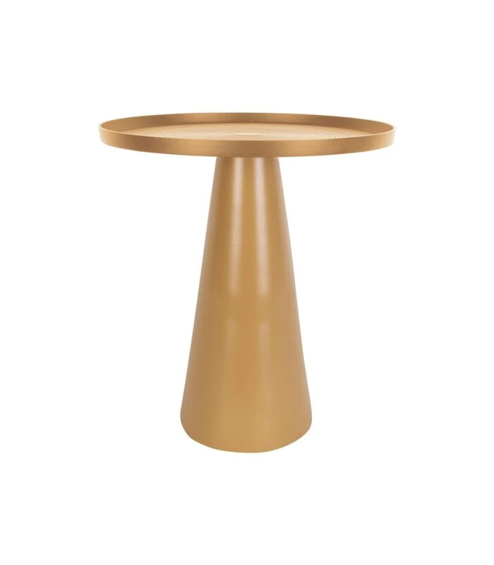 Leitmotiv Bijzettafel Force - Large - Aluminium Mosterdgeel - Ø43x48,5cm 1 Leitmotiv Bijzettafel Force - Large - Aluminium Mosterdgeel - Ø43x48,5cm