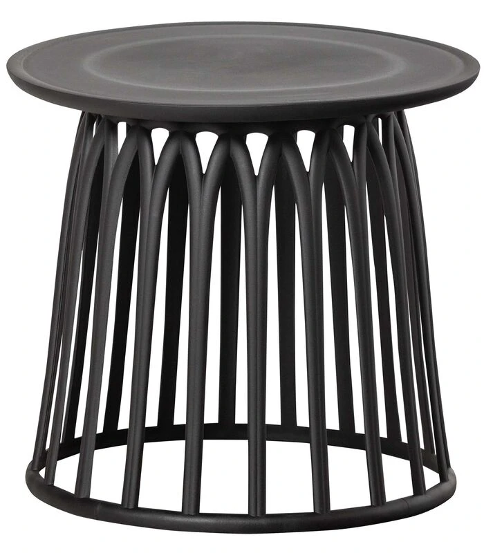 WOOOD Boy Bijzettafel - Kunststof - Zwart - 45x50x50 1 WOOOD Boy Bijzettafel - Kunststof - Zwart - 45x50x50