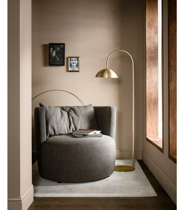 VTwonen Explore Fauteuil - Boucle - Bruin - 81x96x92 2 VTwonen Explore Fauteuil - Boucle - Bruin - 81x96x92 - Afbeelding 2