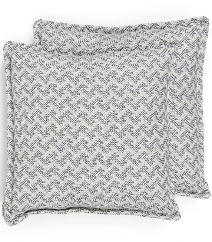 Bellagio Outdoor Box Cushion 50x50 Set Of 2,chanvre Hortus,savanne 1 Bellagio Outdoor Box Cushion 50x50 Set Of 2,chanvre Hortus,savanne