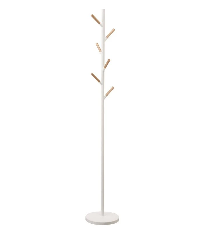Yamazaki Plain Pole Hanger - White 1 Yamazaki Plain Pole Hanger - White