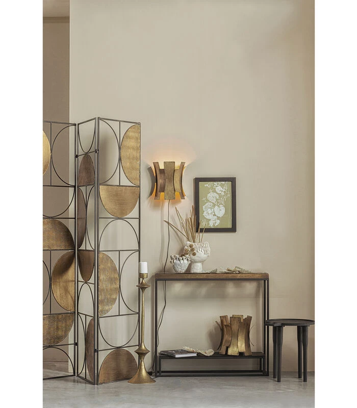 BePureHome Sunday Bijzettafel - Metaal/Glas - Zwart - 74x82x21 2 BePureHome Sunday Bijzettafel - Metaal/Glas - Zwart - 74x82x21 - Afbeelding 2