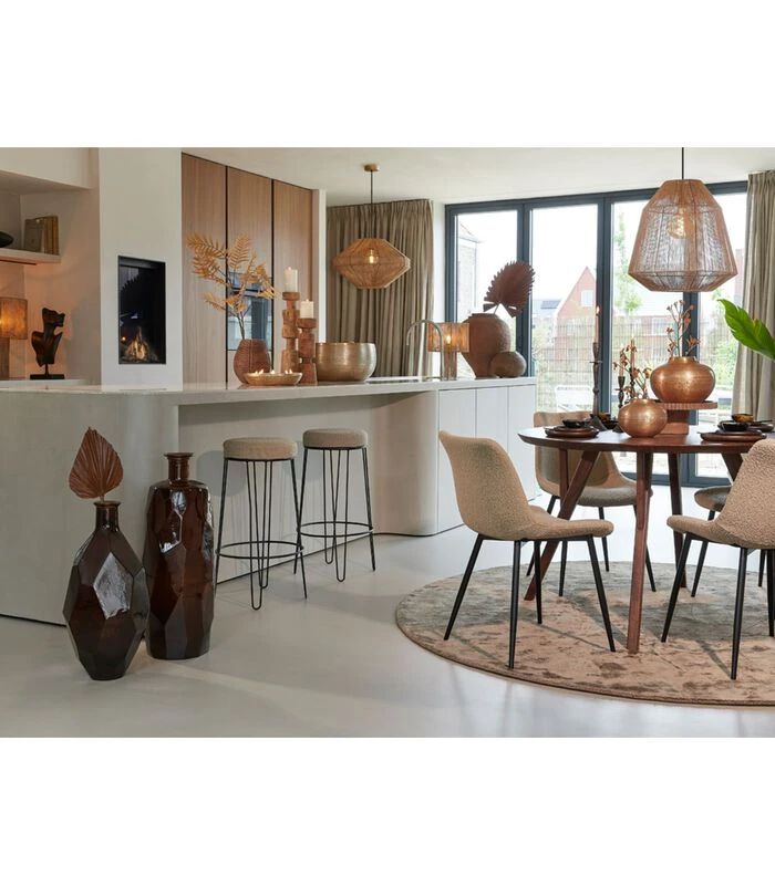 Eettafel Quenza - Hout - Ø120cm 3 Eettafel Quenza - Hout - Ø120cm - Afbeelding 3